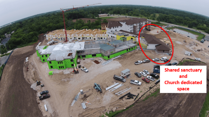 aeriel photo church 6-29-15